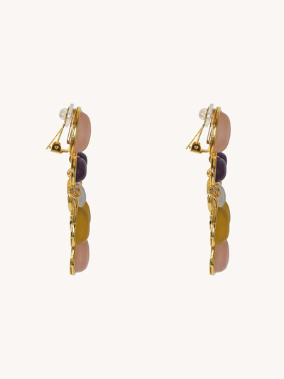 Valse Earrings in Pink Quartz