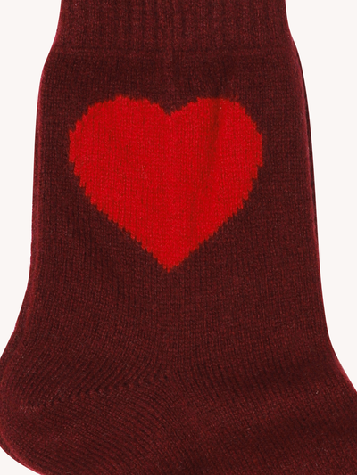 Cashmere Heart Socks