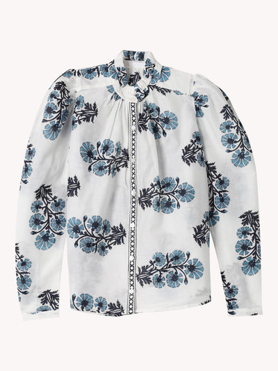 Artemis Aqua Bloom Shirt