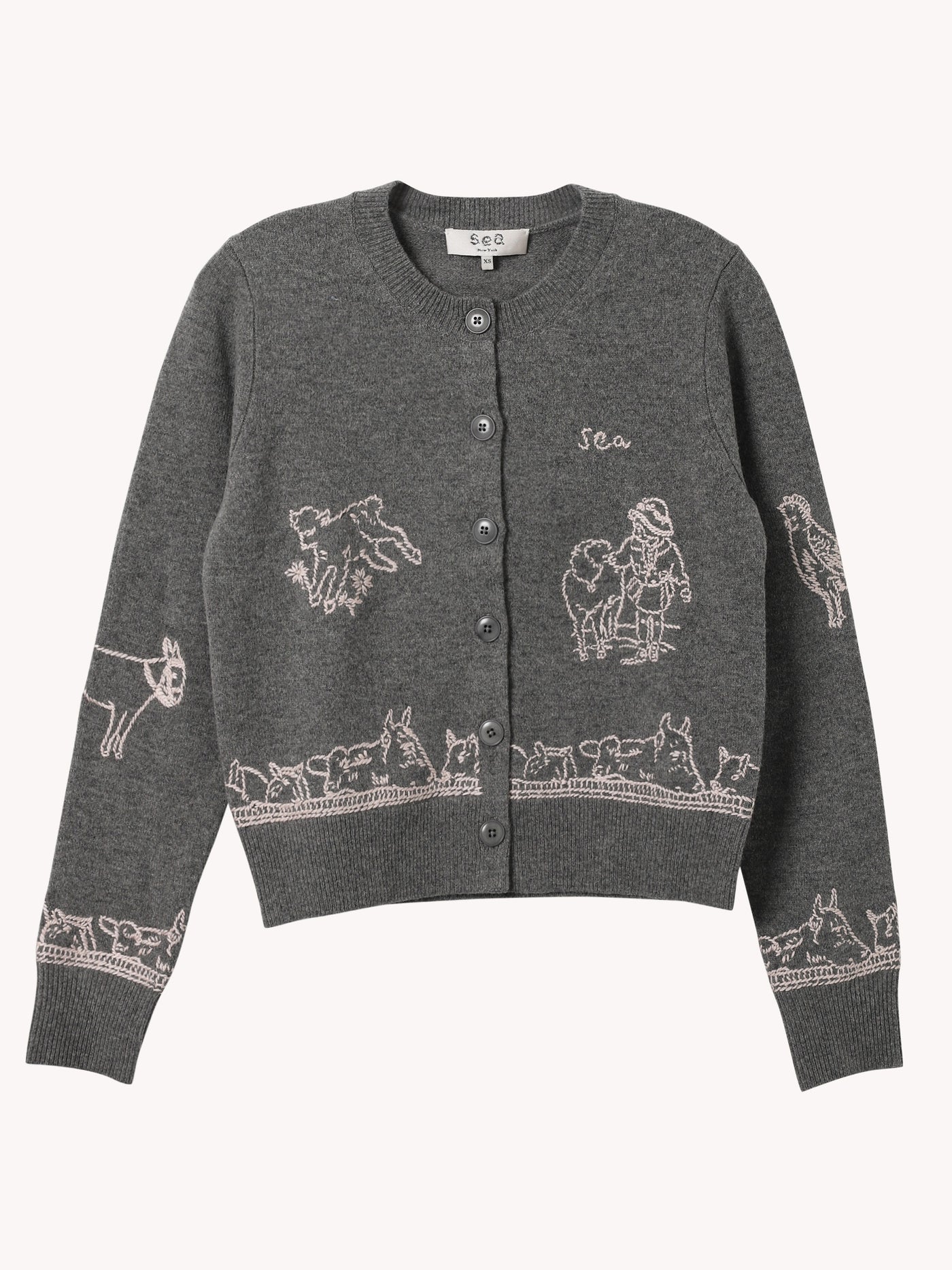 Edin Farm Embroidery Cardigan