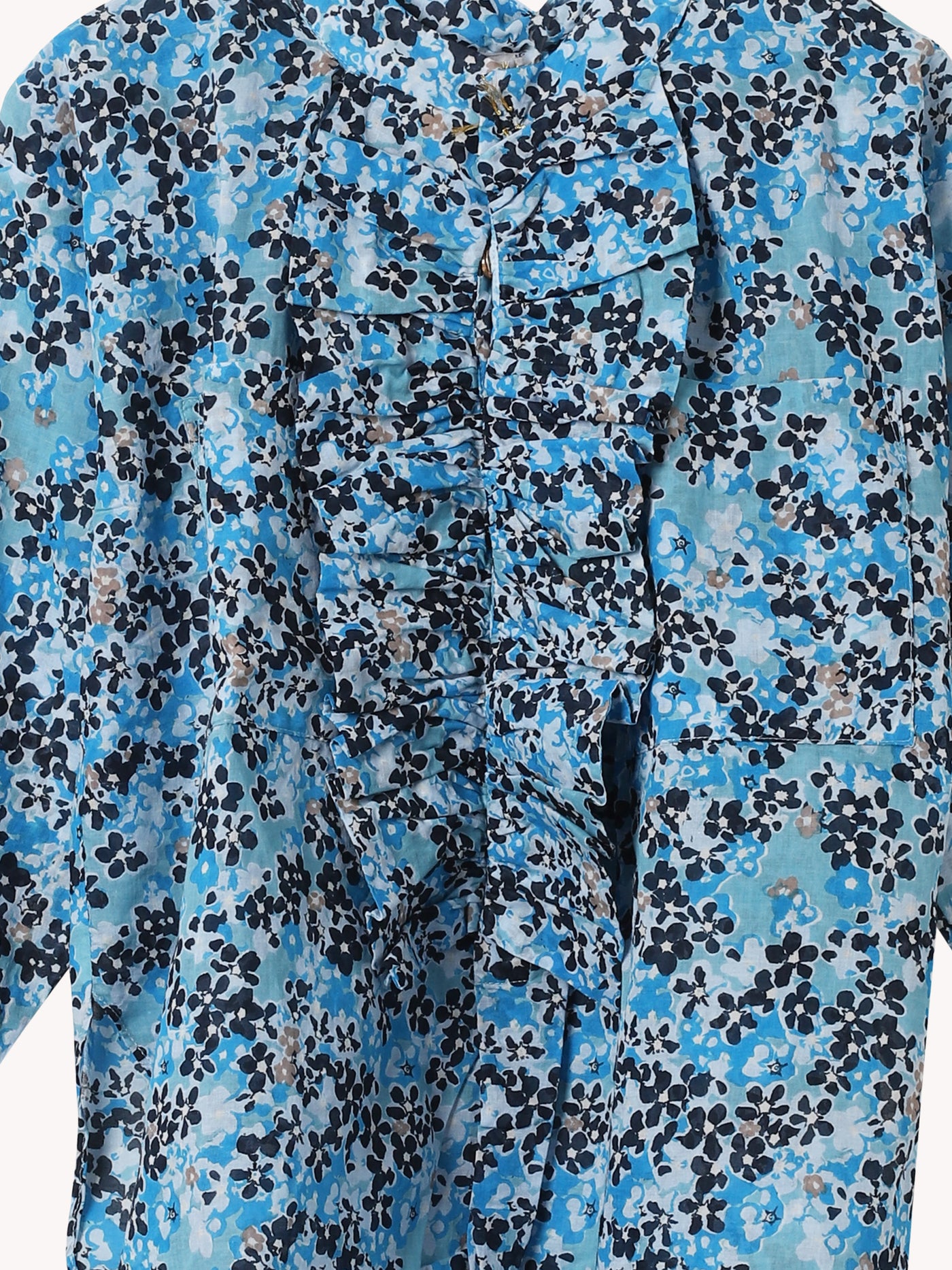 FLOWER FIELD PISCINA BASE FRILL SHIRT