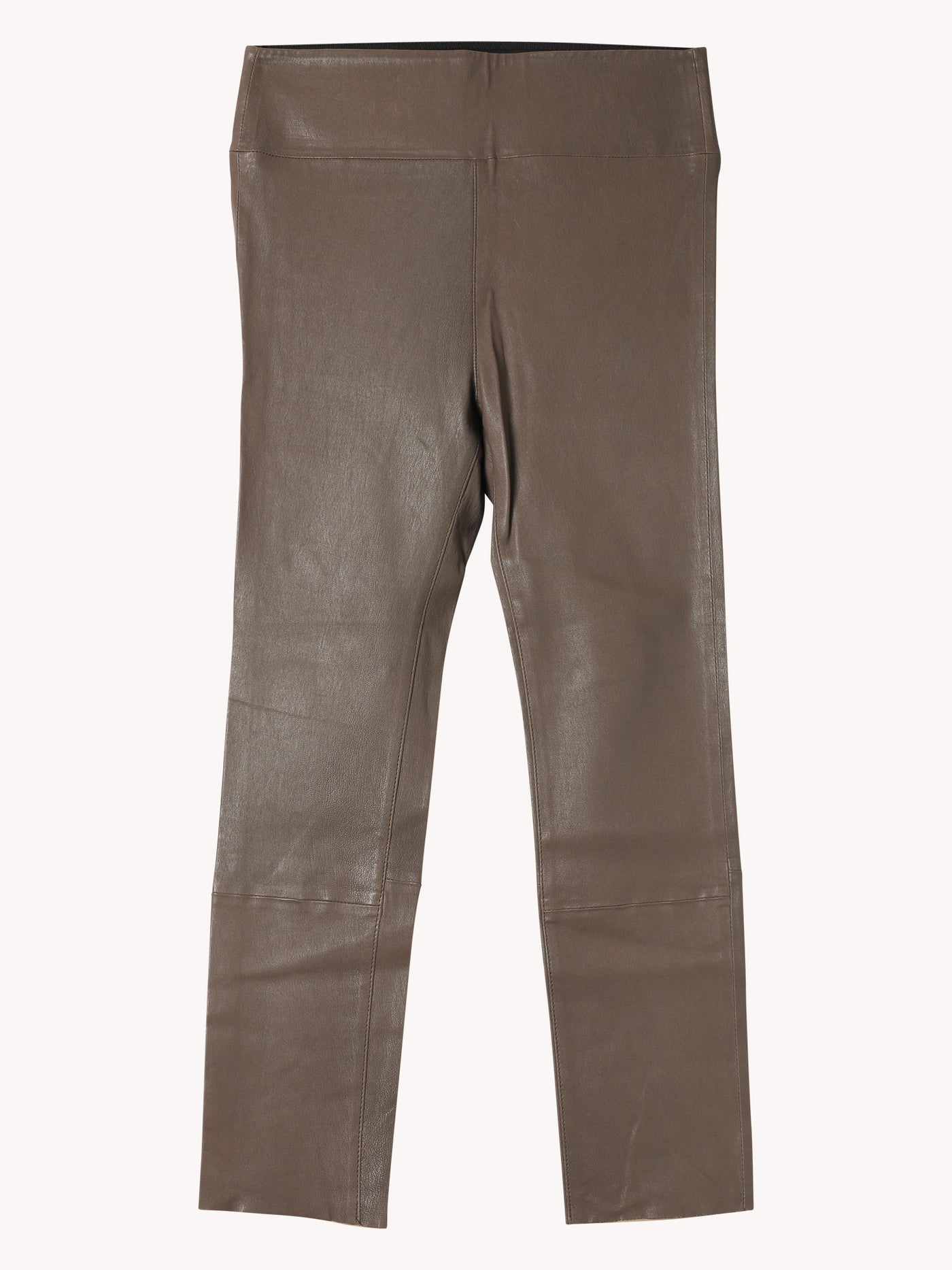 3/4 Kick Leather Legging in Grey