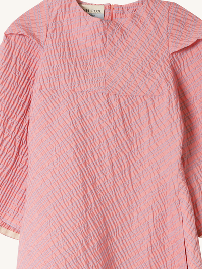 Crinkle Bell Sleeve Dress
