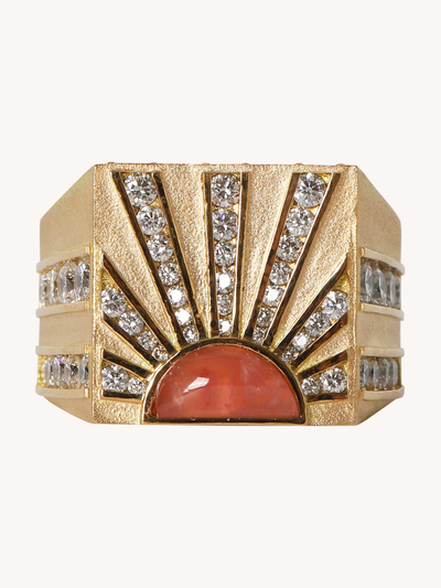 Sunray Signet Ring
