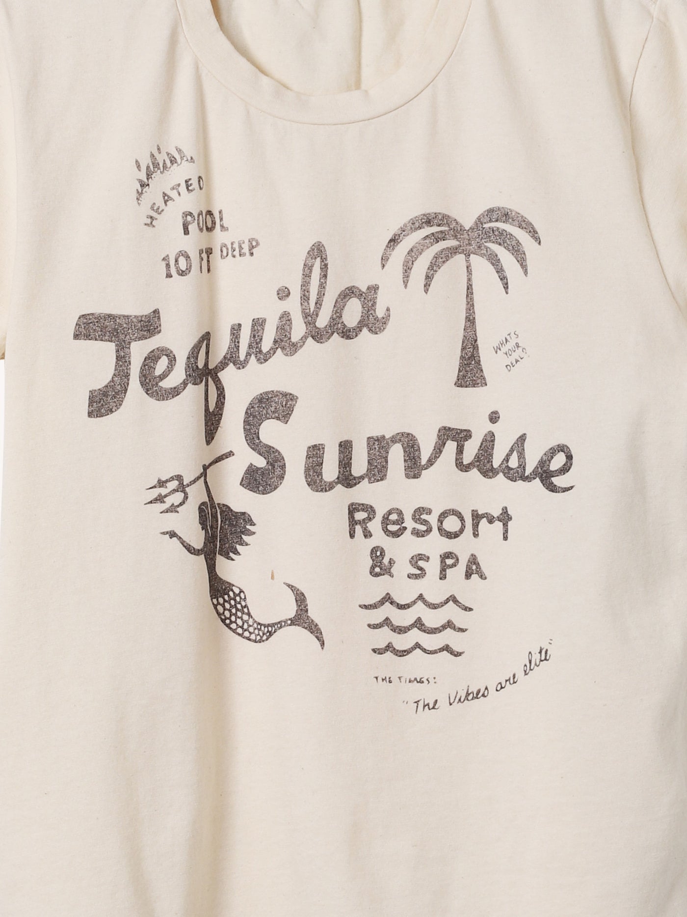 THE BOXY GOODIE GOODIE TEE IN TEQUILA SUNRISE