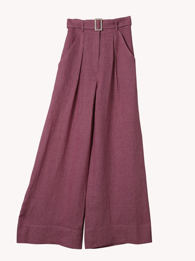 Wide Leg Pleated Pant