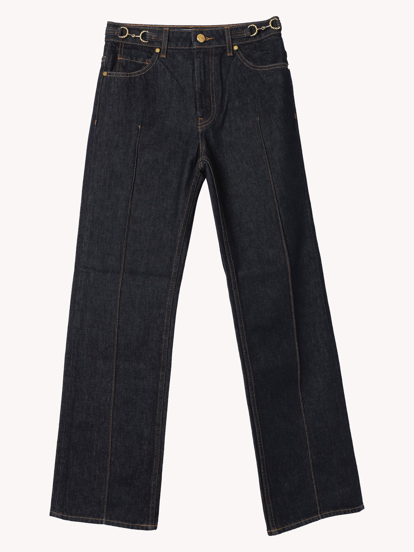 Agatha Straight Pintuck Jean