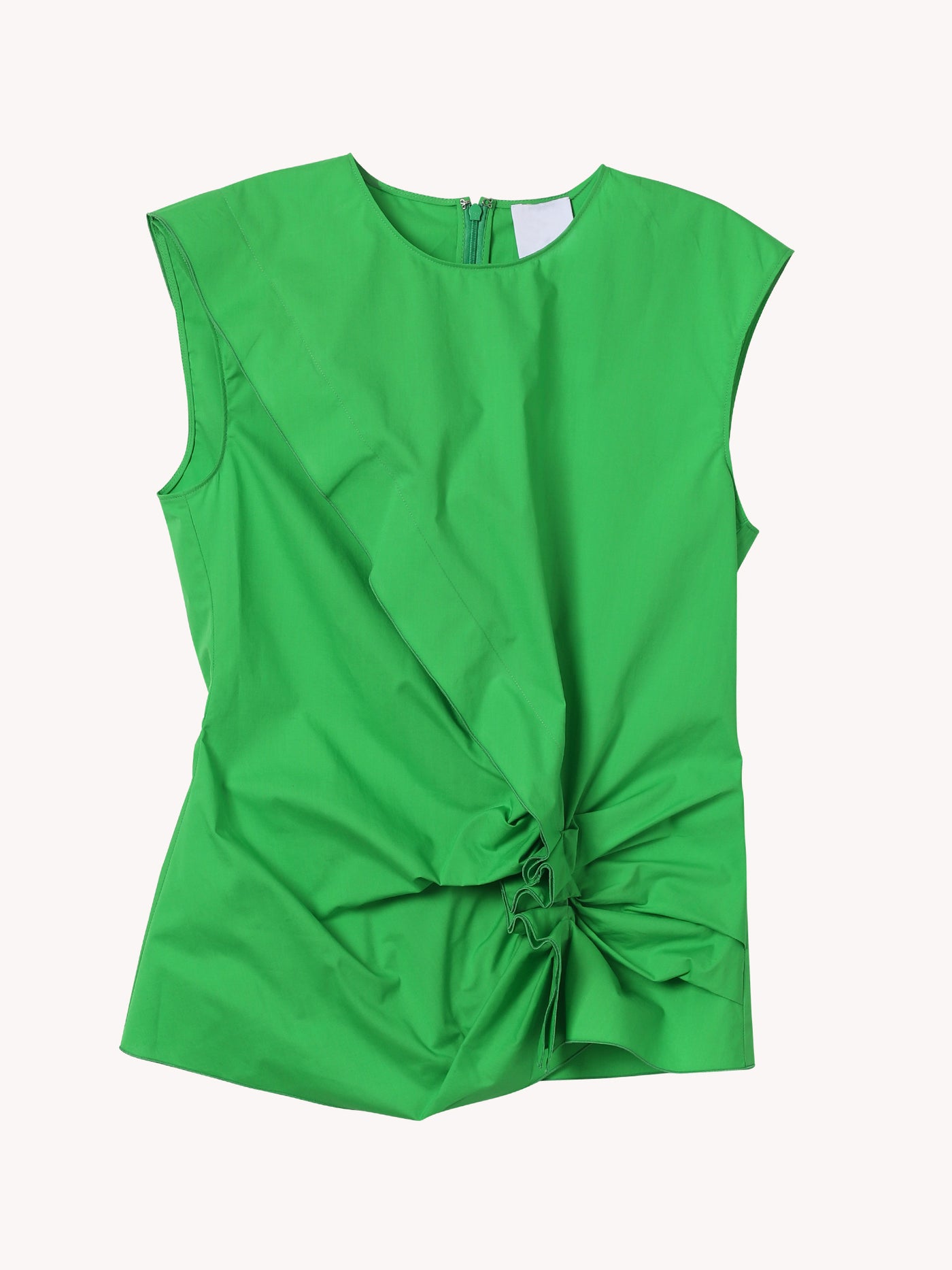 SLEEVELESS FITTED BLOUSE