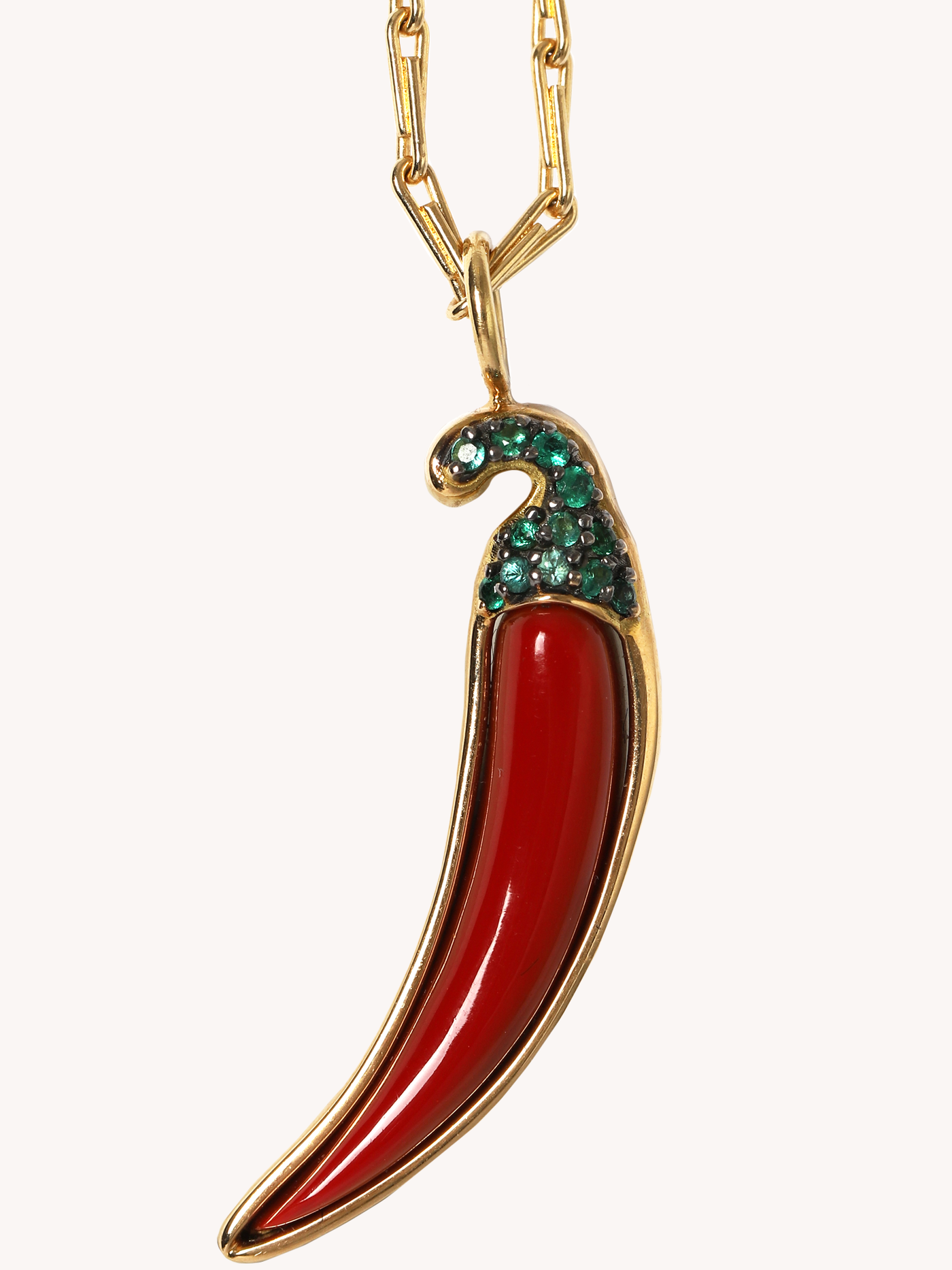 Chili Pepper Pendant Necklace