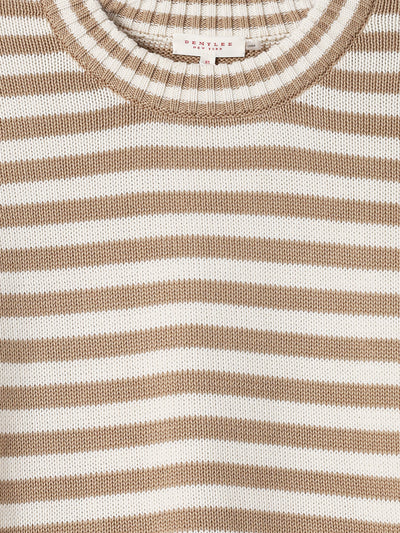 Micha Stripe Cotton Sweater