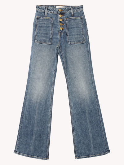 Stretch Lou Kick Flare Jean