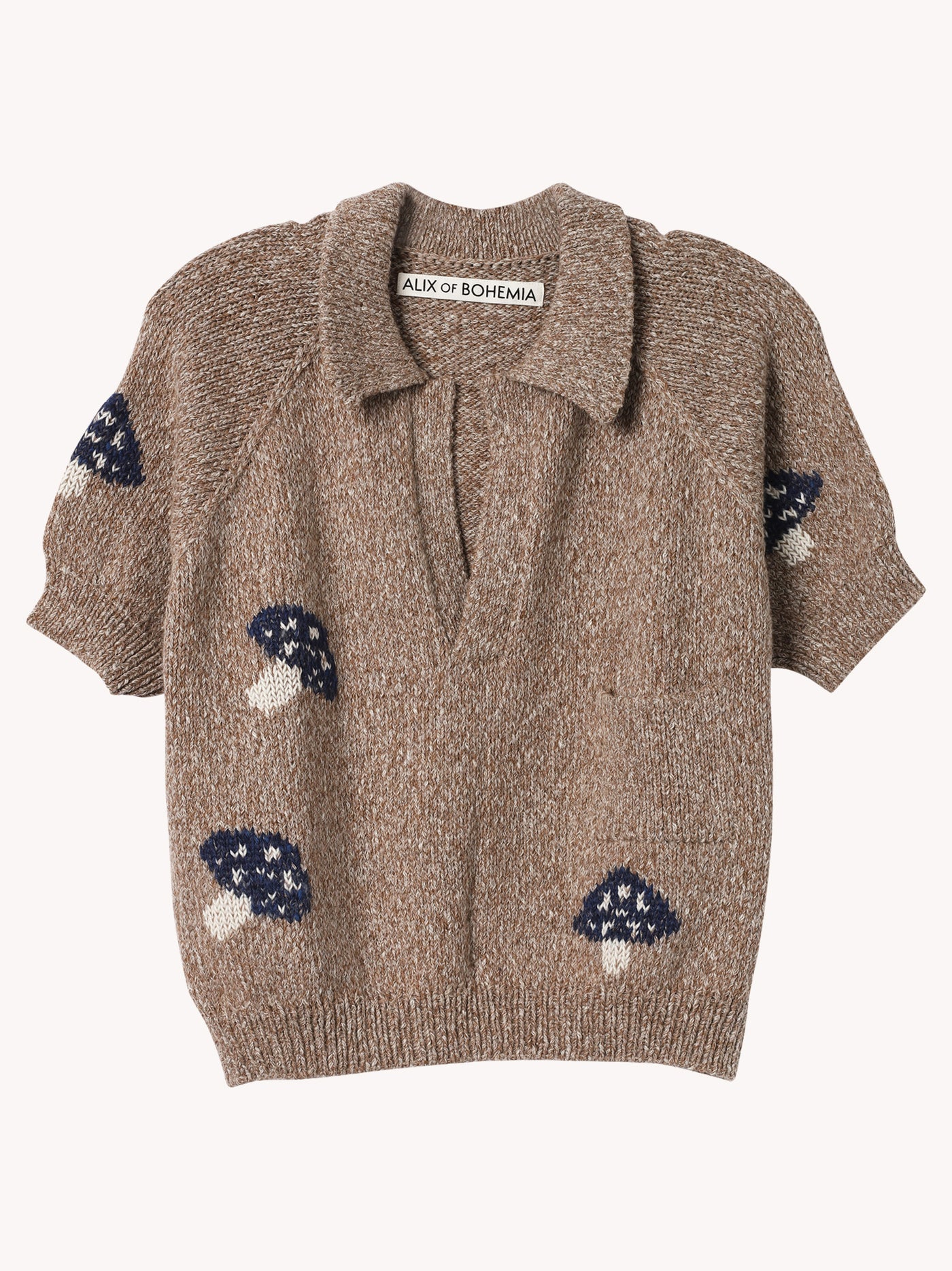 Lessi Mushroom Knit Top