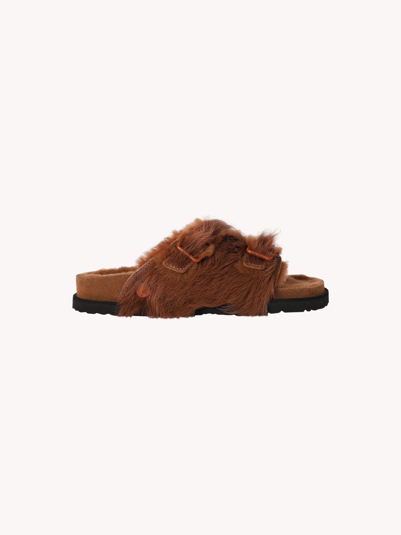 Zurich Pony Shearling Sandal