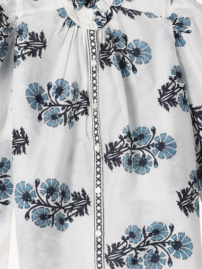 Artemis Aqua Bloom Shirt