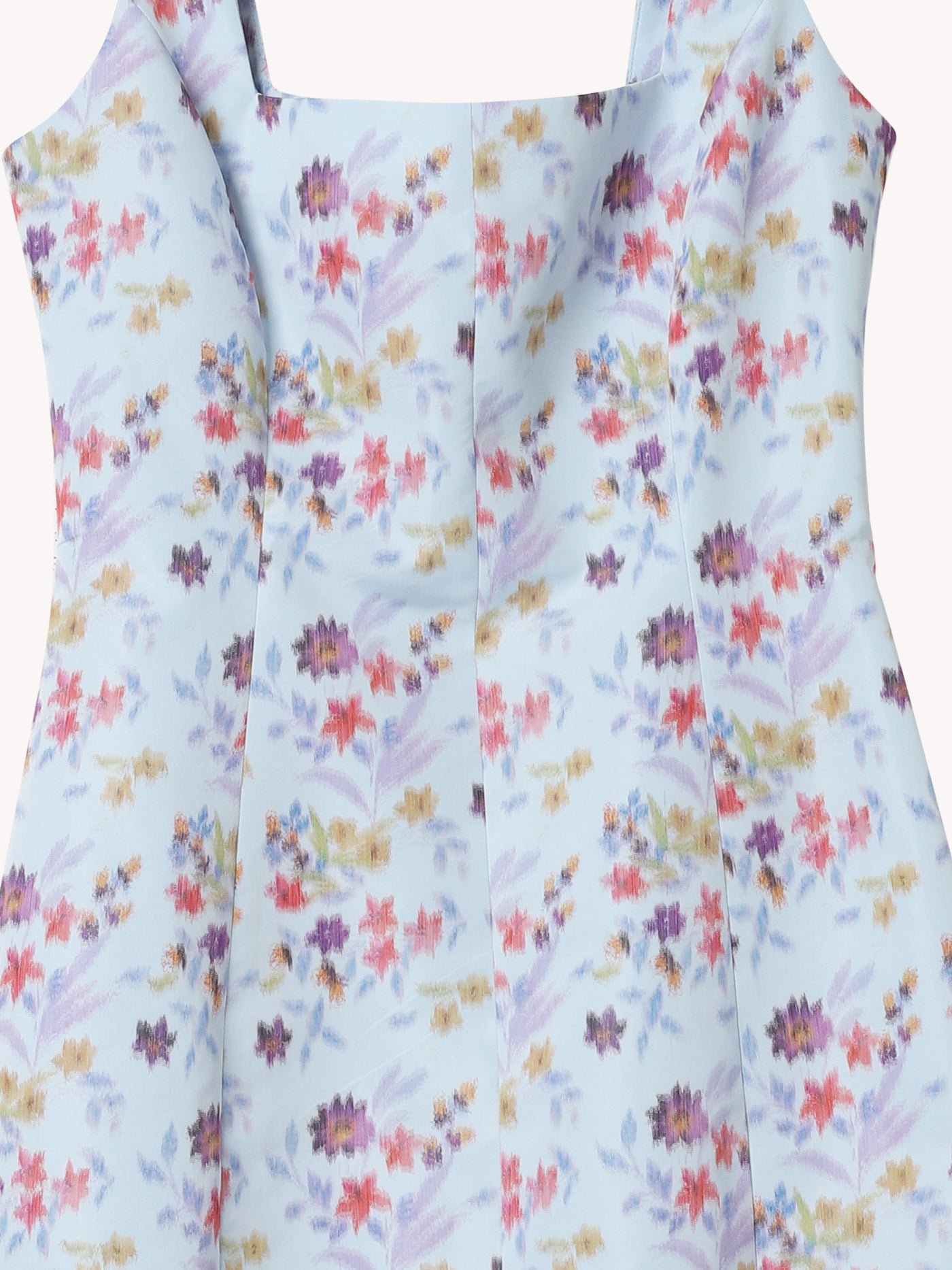 TABITHA BLUE AND PINK IKAT DRESS