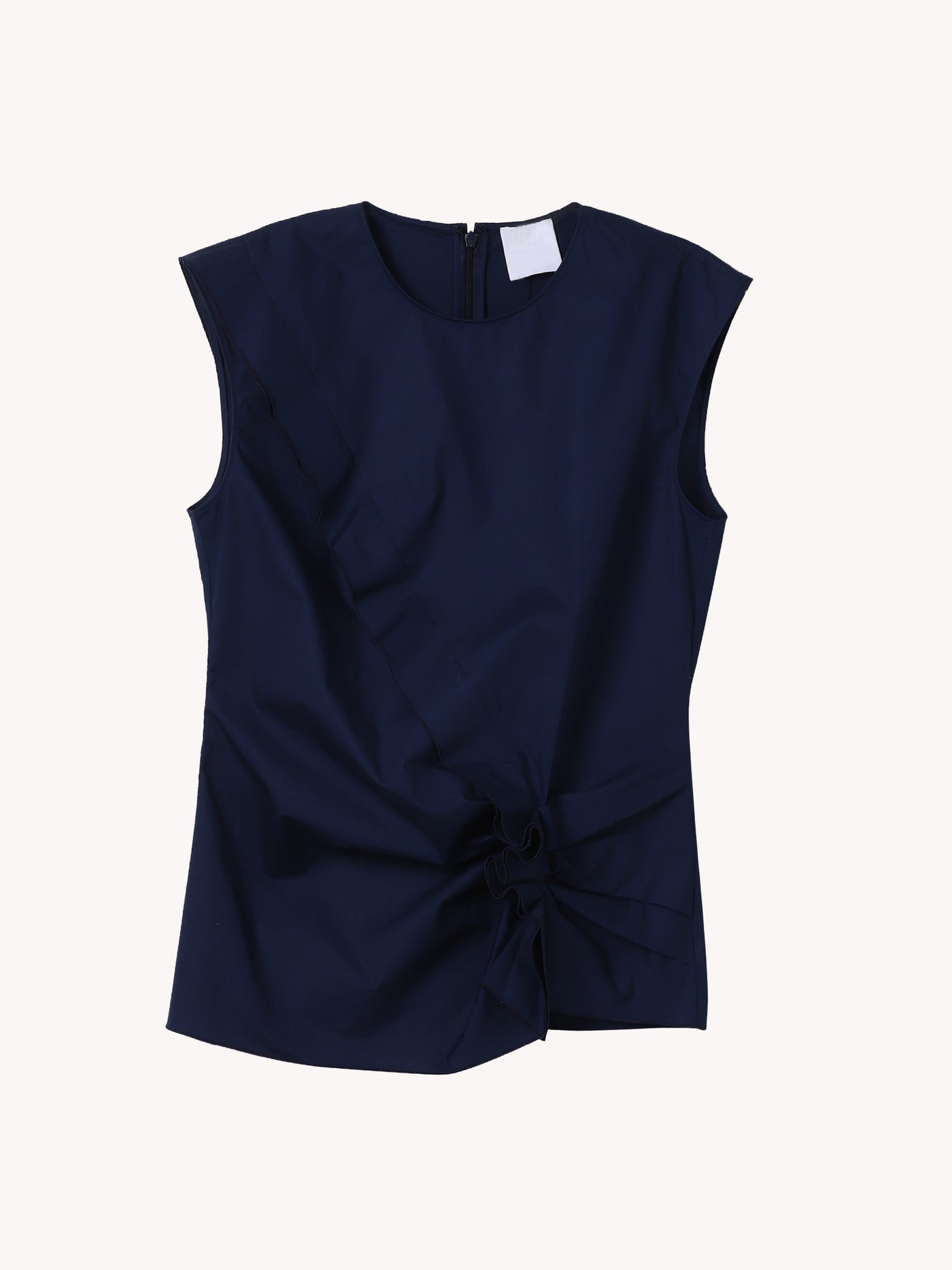 SLEEVELESS FITTED BLOUSE