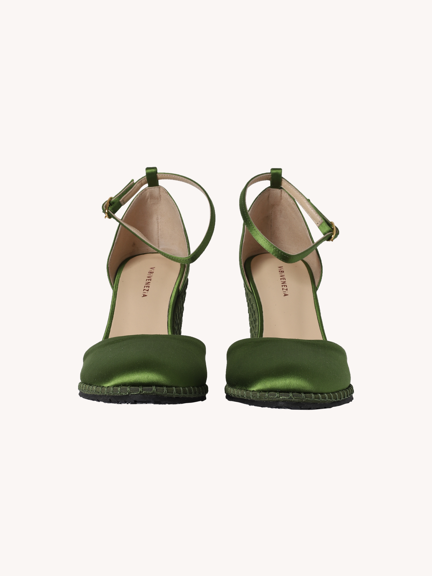 Ankle Strap Wedge in Matcha