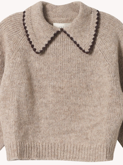 Crochet Collar Pullover