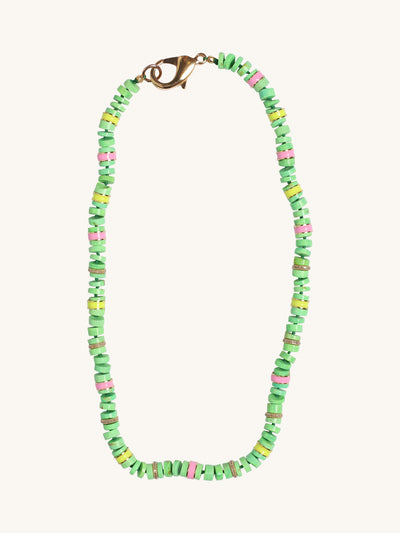 Turquoise, Diamond & Enamel Beaded Necklace