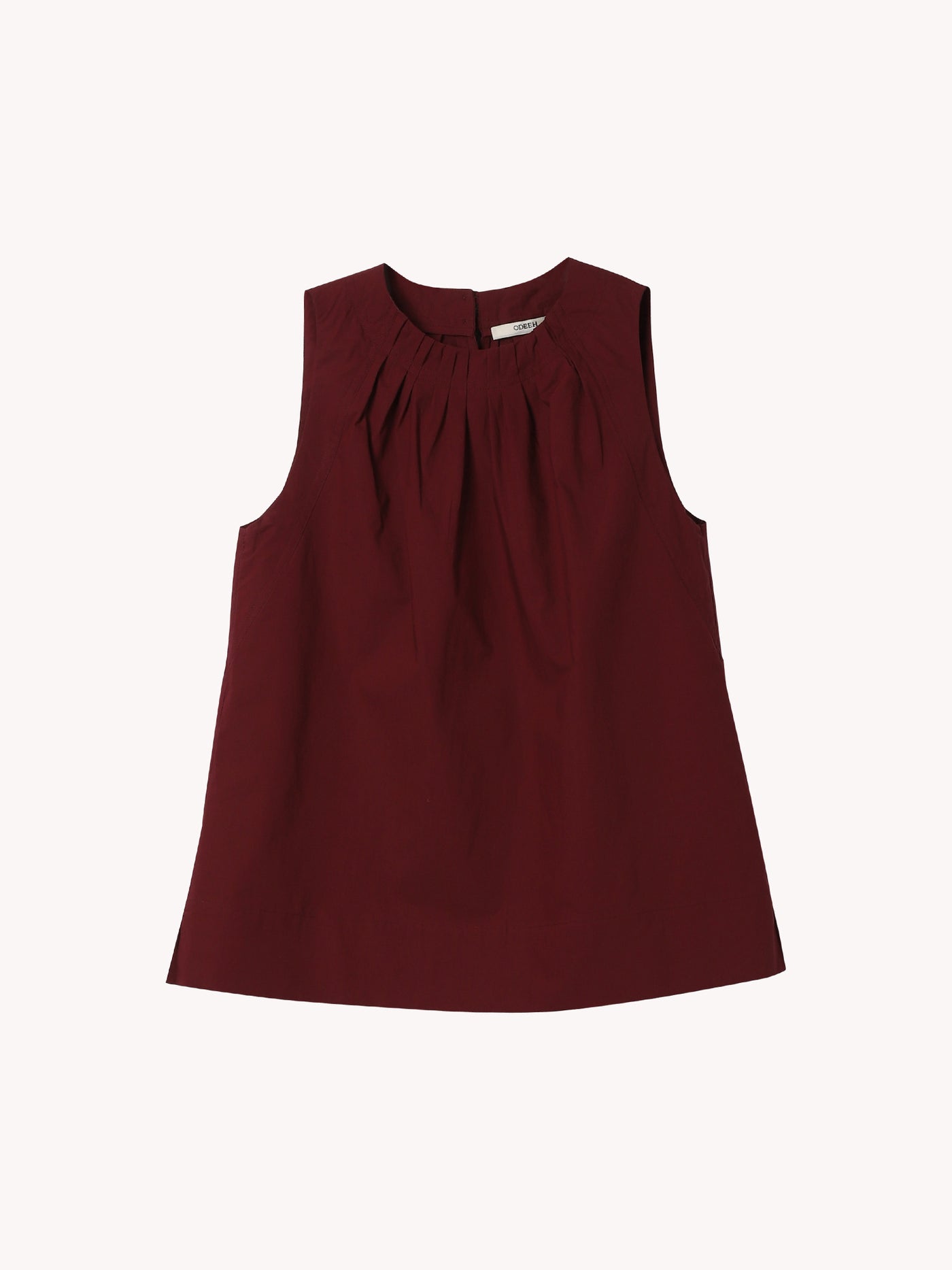 Sleeveless Poplin Top