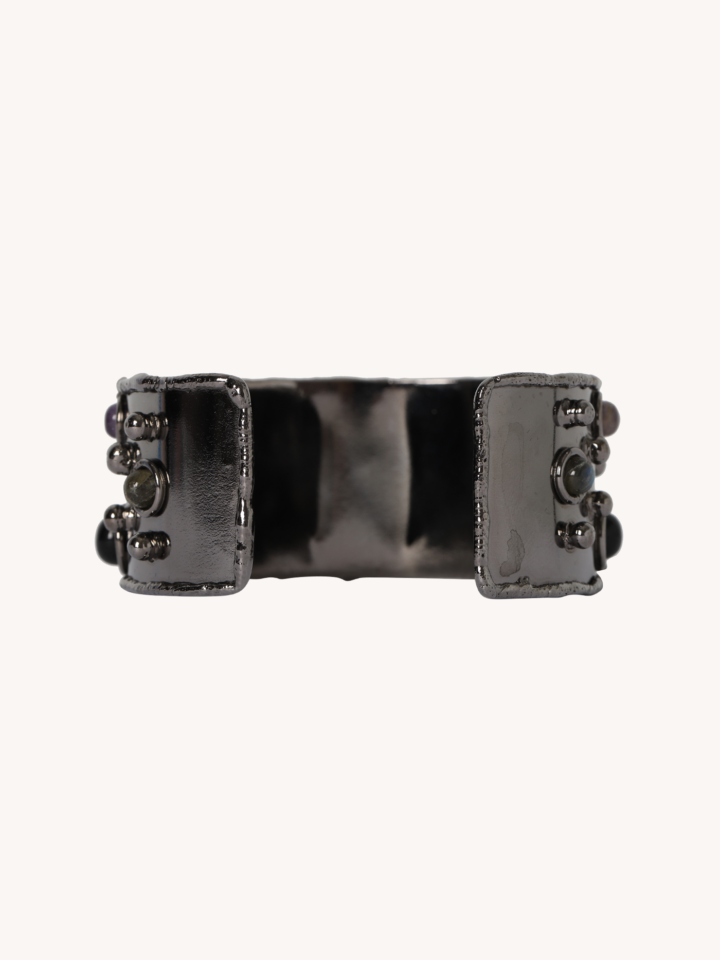 Byzantine Cuff in Multi Black