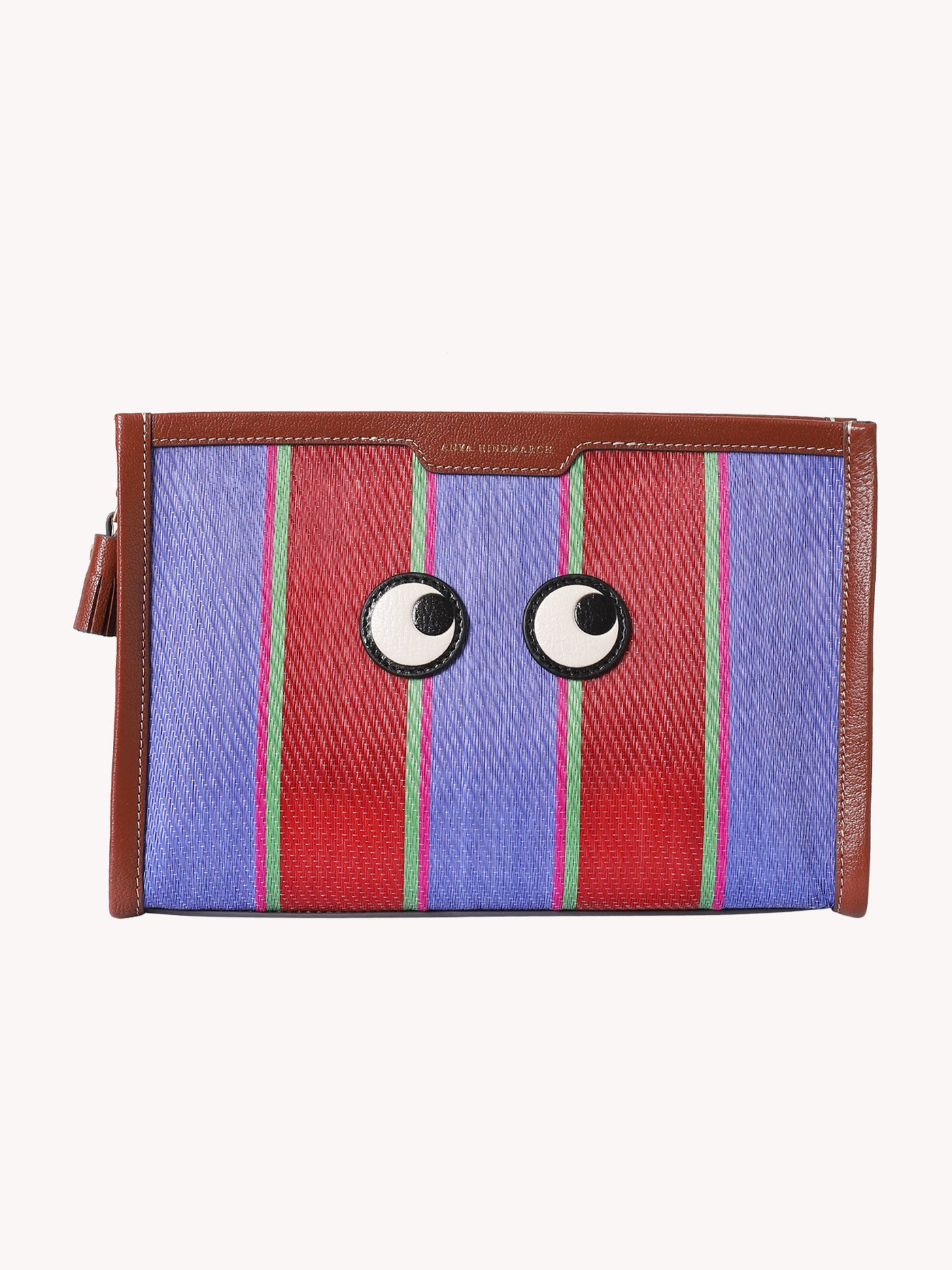 EYES STRIPED POUCH