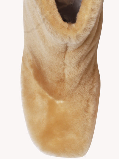SHEEPSKIN ANKLE BOOTS