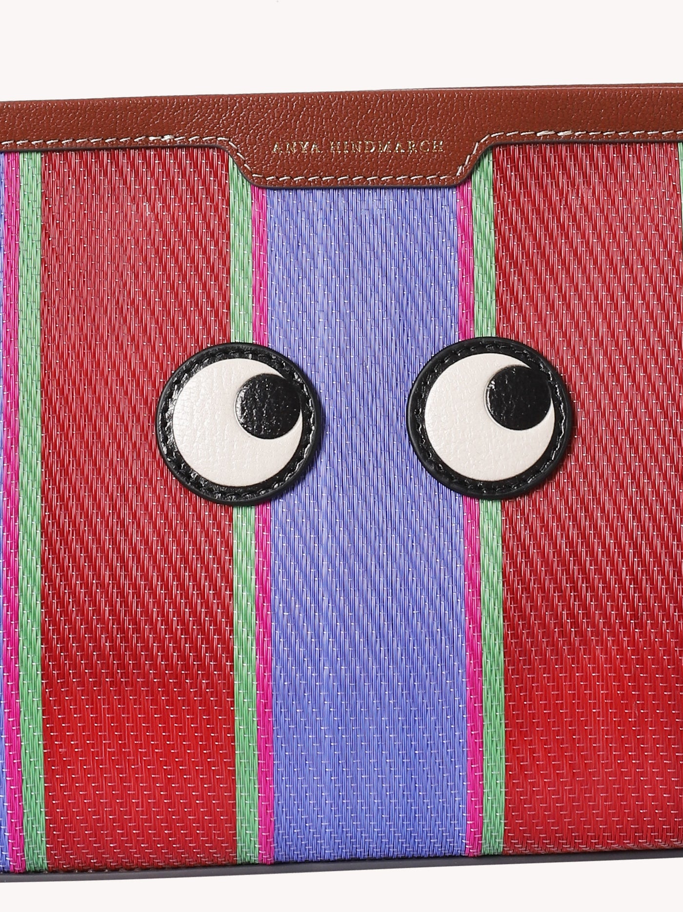 EYES STRIPED POUCH