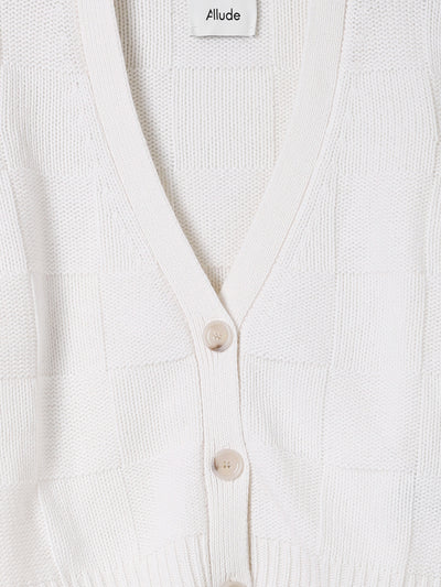 V-NECK S/S CARDIGAN