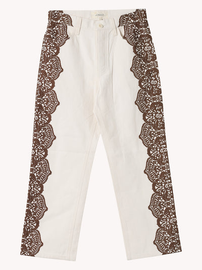 Lace Print Wayne Jean