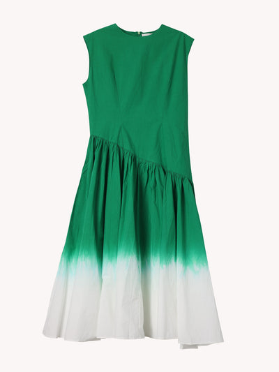 DIP DYED SLEEVELESS DRESS