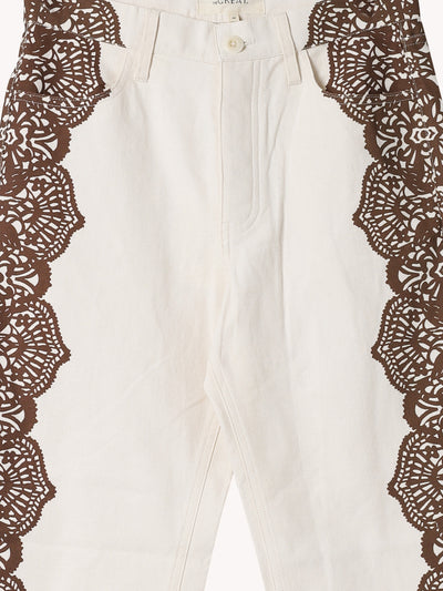 Lace Print Wayne Jean