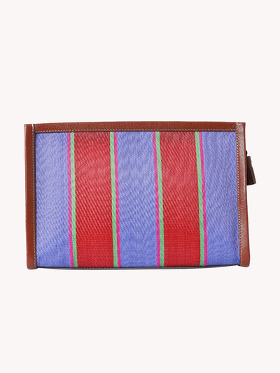 EYES STRIPED POUCH