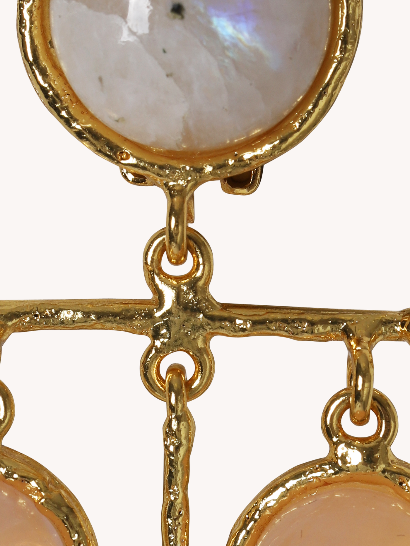 Libra Earring in Moonstone