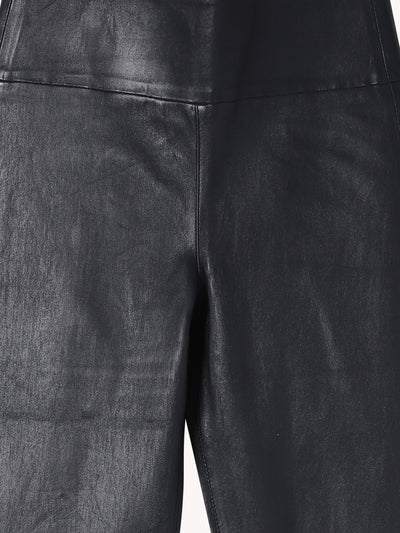 Ankle Flare Leather Legging