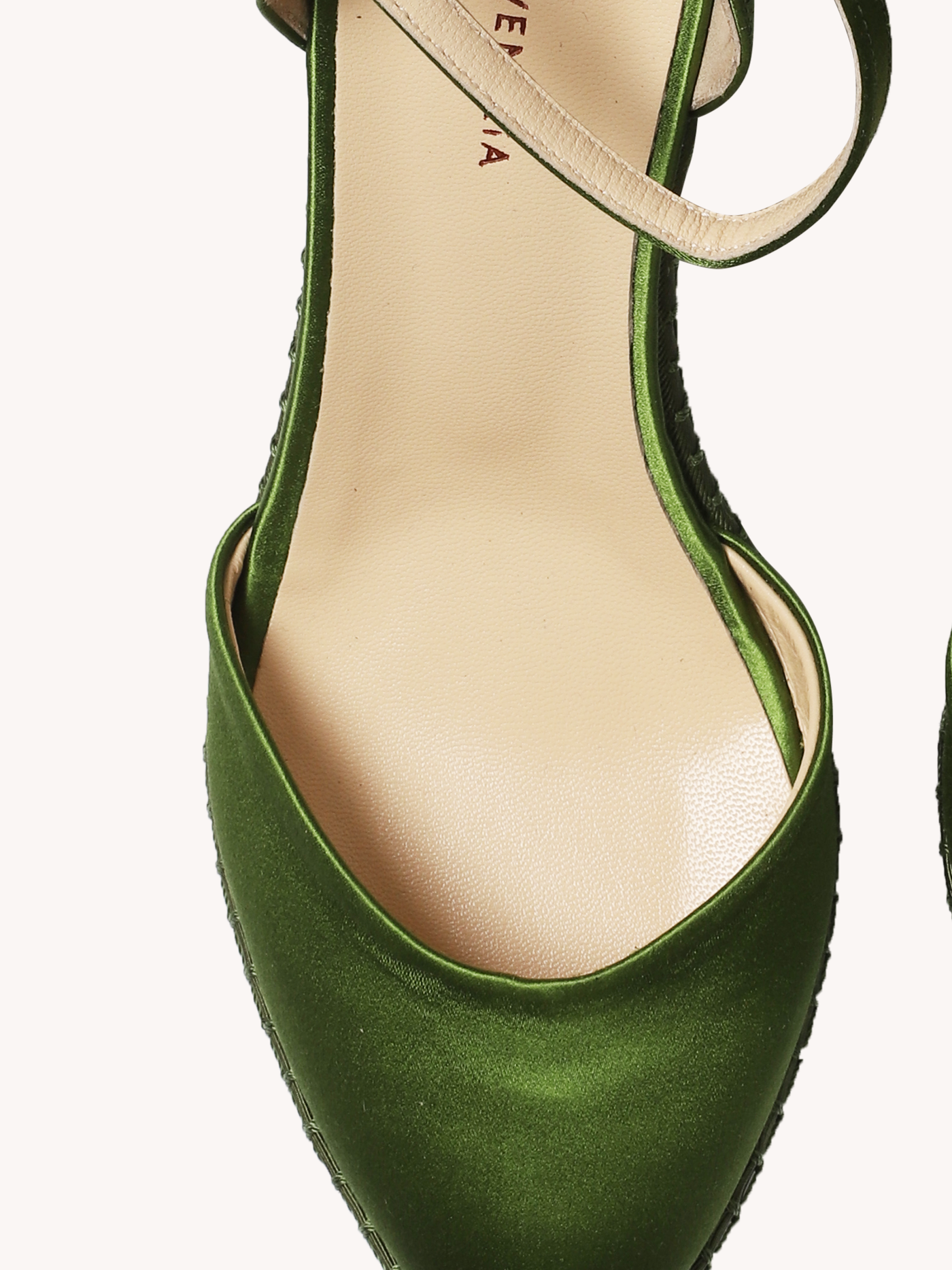 Ankle Strap Wedge in Matcha