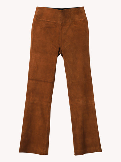 Suede Ankle Flare Legging
