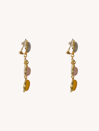 Libra Earring in Moonstone