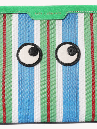 EYES STRIPED POUCH