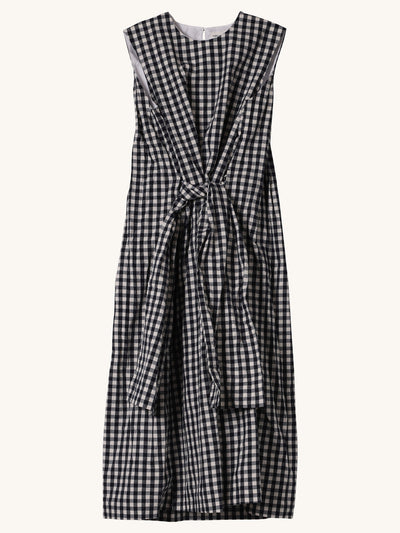 Plaid Lamin Dress