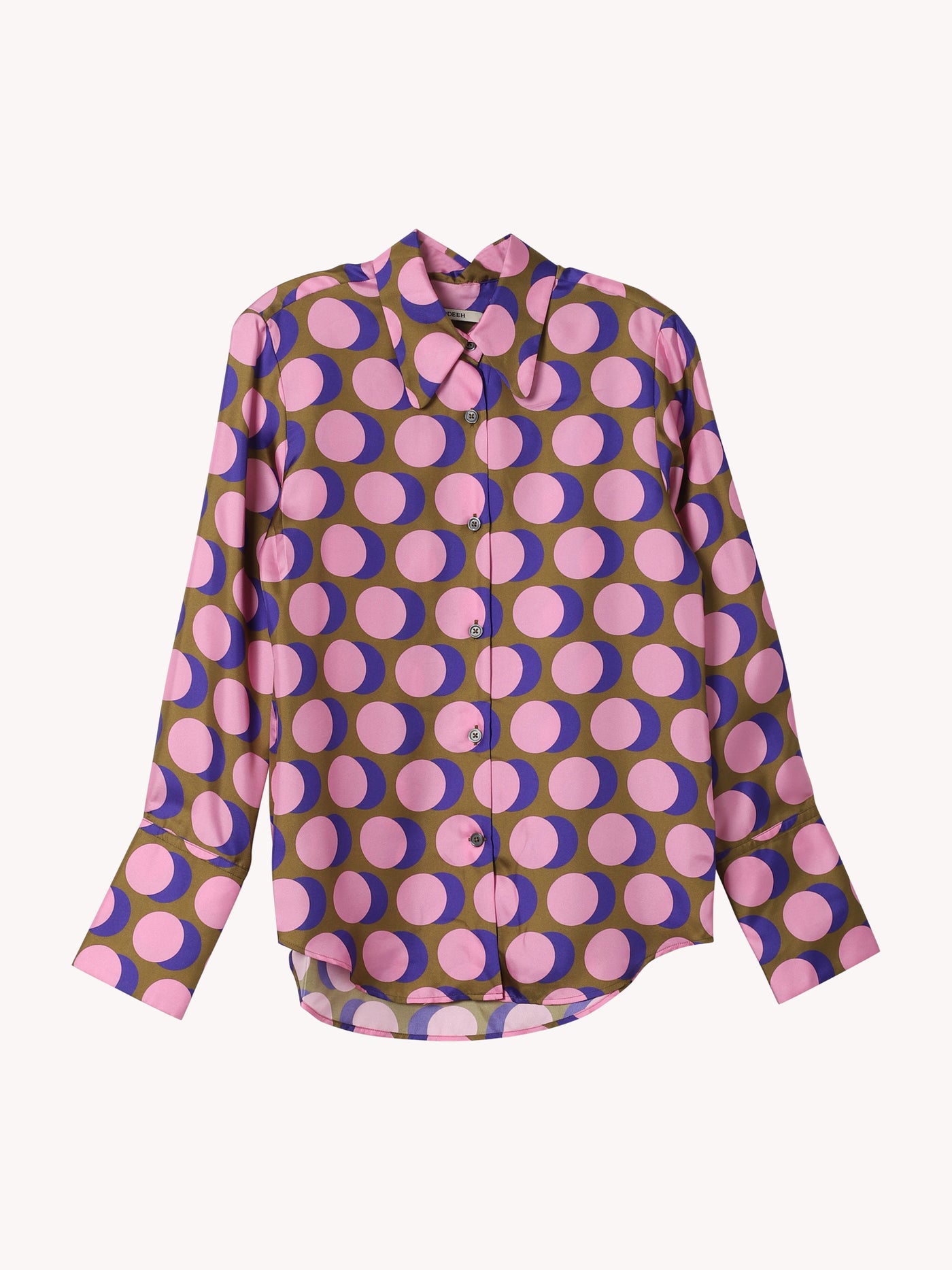 Dot Print Silk Shirt