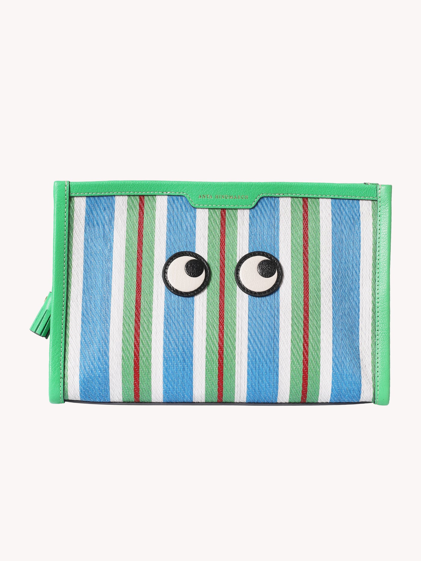 EYES STRIPED POUCH