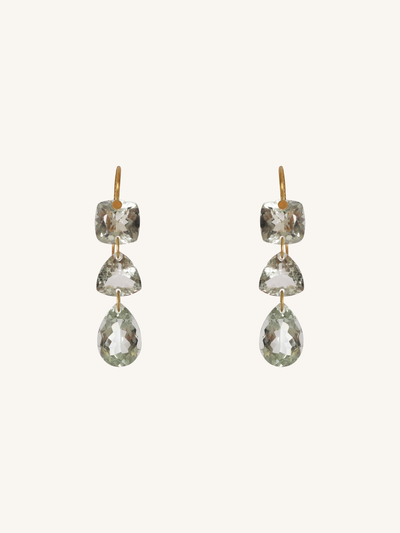 Green Quartz Jemima Earrings