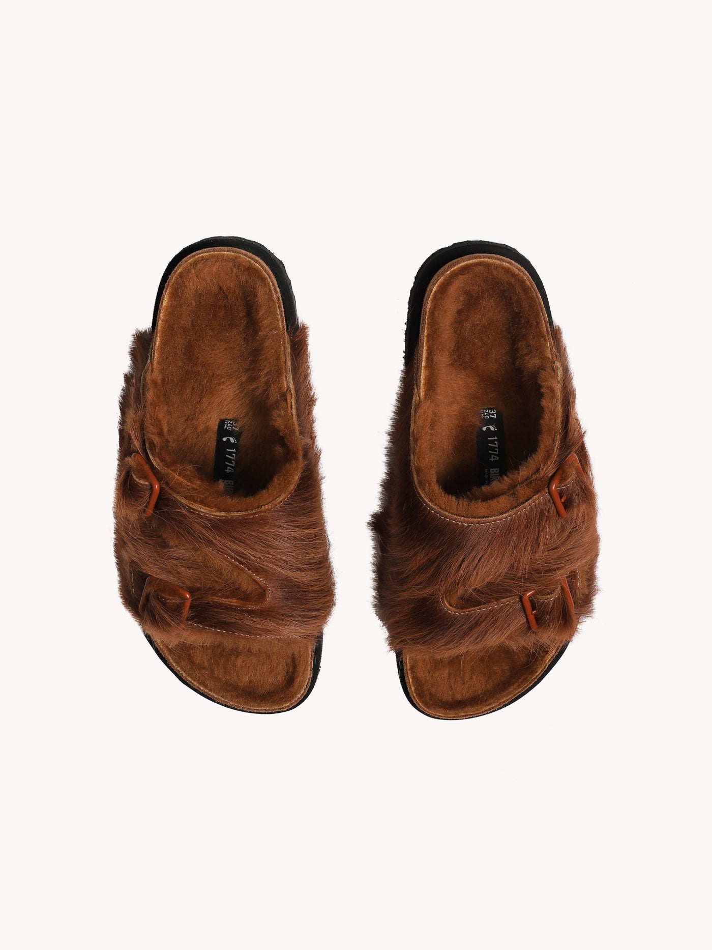 Zurich Pony Shearling Sandal