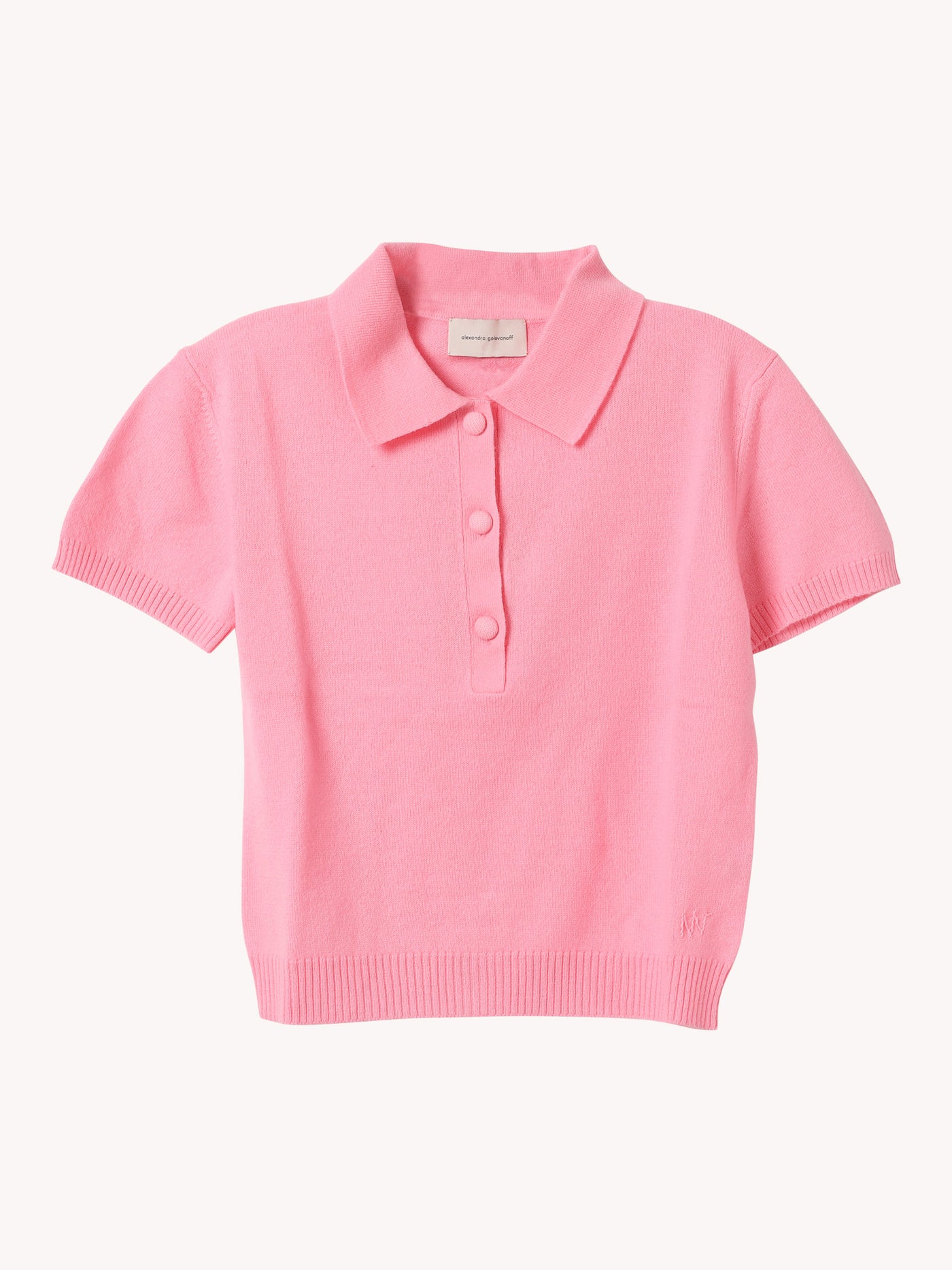 LEA LIGHTWEIGHT CASHMERE POLO