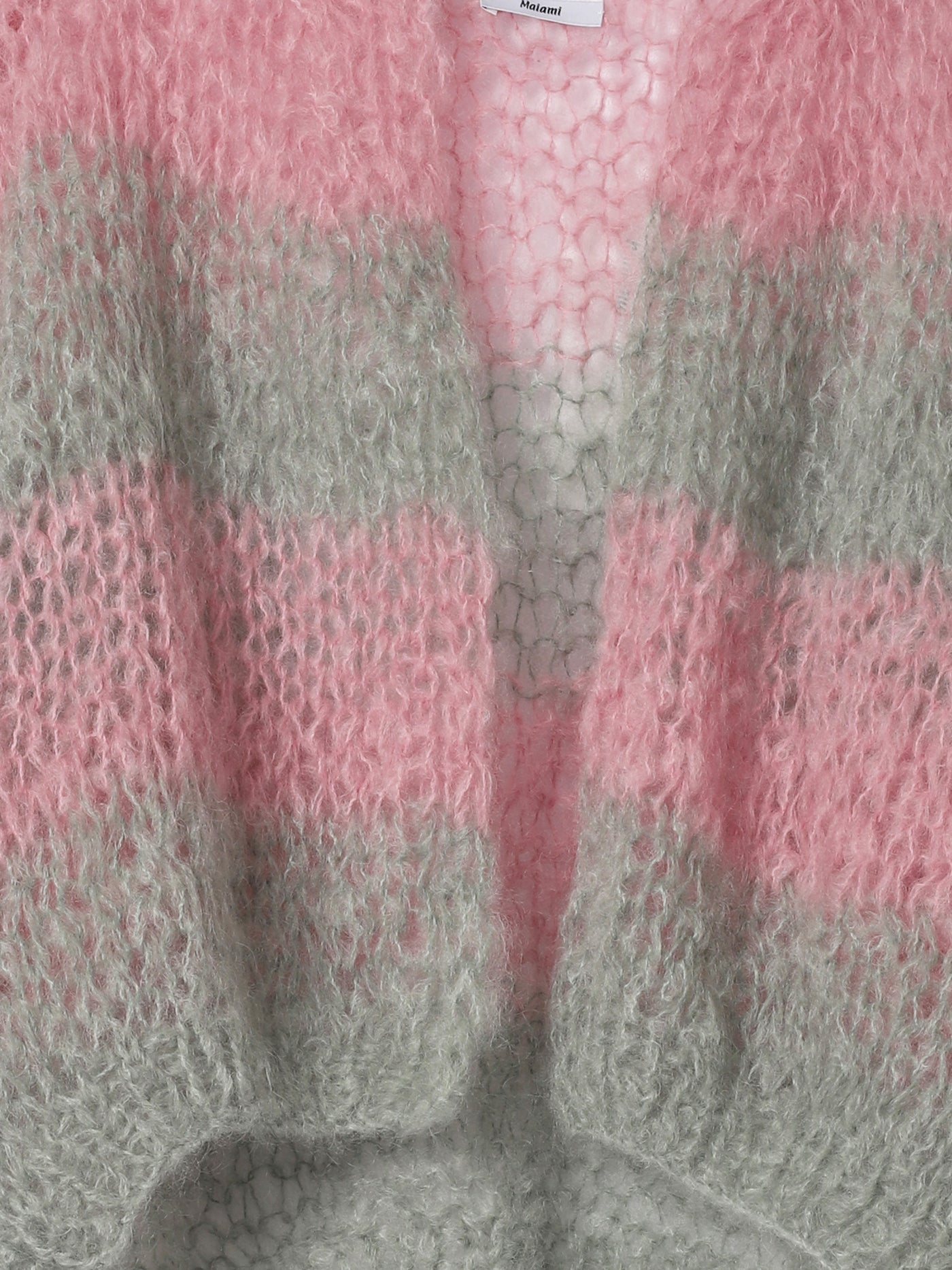 Green & Rose Mohair Bomber Cardigan