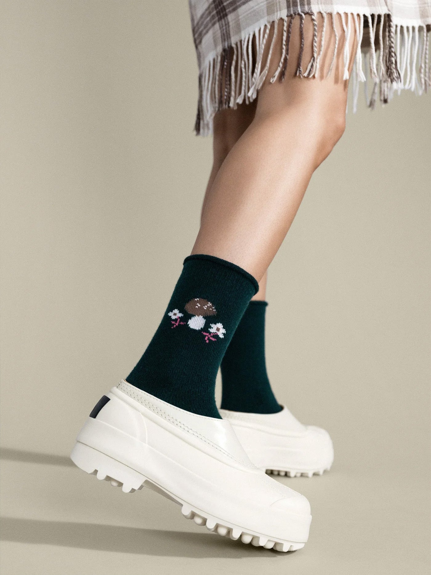 Toadstool Crew Socks