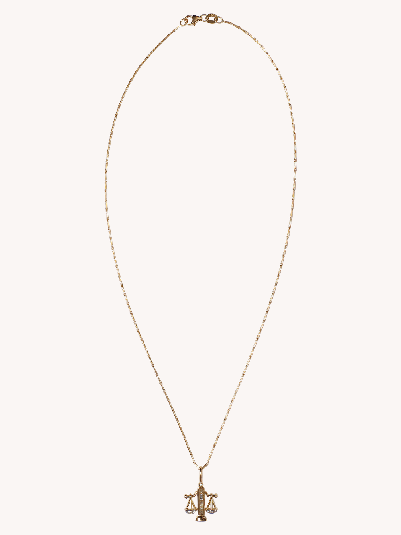 SMALL LIBRA ZODIAC NECKLACE
