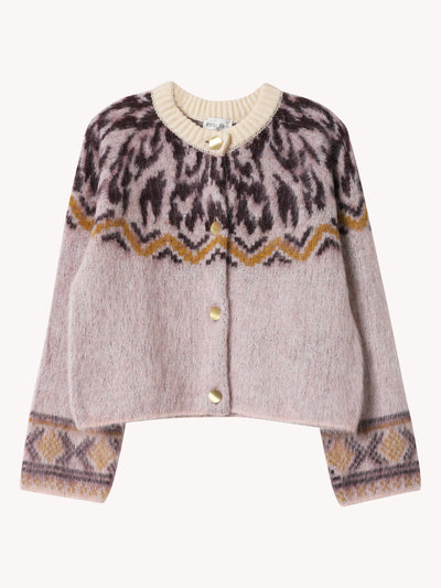 Moiree Fair Isle Jacquard Knit