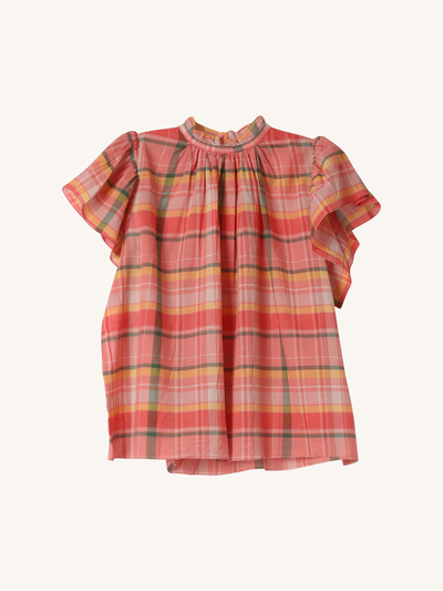 Plaid Carla Top